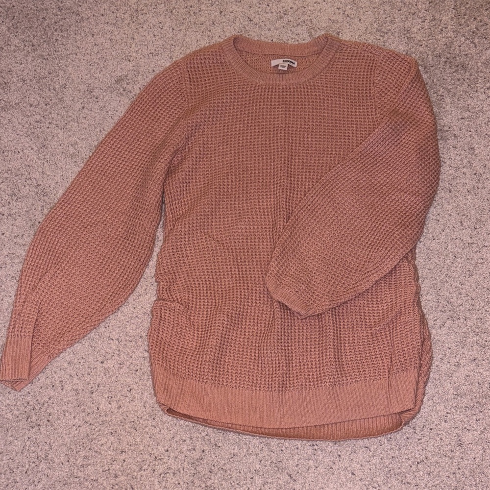 Sonoma Maternity Pink Crewneck Sweater